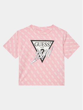 Guess Guess Majica J4RI06 K6YW3 Roza Boxy Fit