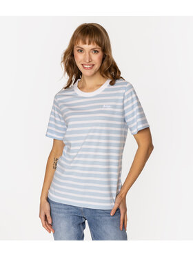 Lee Cooper Lee Cooper T-Shirt KARMEN 4160 Niebieski Regular Fit
