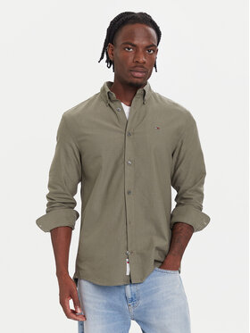 Tommy Jeans Tommy Jeans Cămașă DM0DM21298 Verde Regular Fit