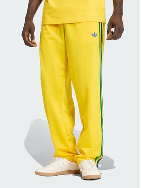 adidas adidas Spodnie dresowe FIREBIRD Żółty Regular Fit