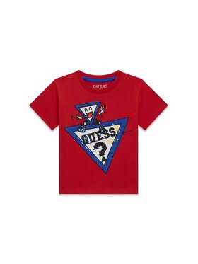 Guess Kids Guess Kids T-Shirt 177341 Czerwony Classic Fit