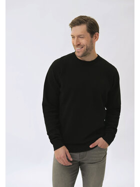 Volcano Volcano Sweter S-REMI Czarny Regular Fit