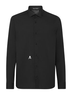 PHILIPP PLEIN PHILIPP PLEIN Koszula 1431 Czarny Fitted Fit