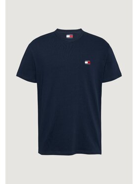 Tommy Jeans Tommy Jeans T-Shirt TJM REG BADGE TEE Niebieski Shirt Fit