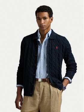 Polo Ralph Lauren Polo Ralph Lauren Kardigán 710979114002 Sötétkék Regular Fit