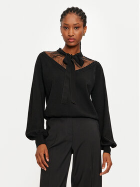 TWINSET TWINSET Džemper 242TP3021 Crna Relaxed Fit