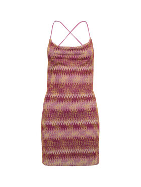 ACANFORA ACANFORA Sukienka wieczorowa SAA10335-FUX Fioletowy Regular Fit