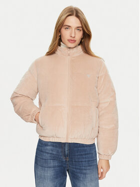 Guess Guess Geacă de iarnă V4BL03 KBXI2 Bej Regular Fit