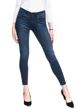 Wrangler Wrangler Jeansy SKINNY Niebieski Skinny Fit