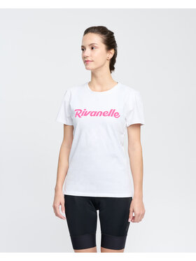 Rivanelle Rivanelle T-Shirt CREW Biały Narrow Fit