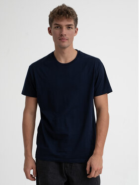Urban City Urban City T-Shirt T-Shirt Męski Granatowy UrbanCity No Logo 2XL Granatowy Regular Fit
