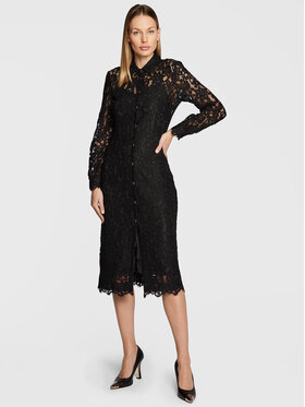 Pinko Pinko Marškinių tipo suknelė Adelita 1G18GA 4853 Juoda Regular Fit