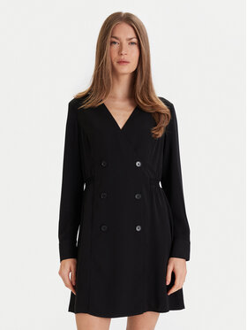 French Connection French Connection Koktejlové šaty 71ZBI Černá Regular Fit