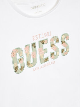 Guess T-shirt J3GI13 K8HM3 Bijela Regular Fit