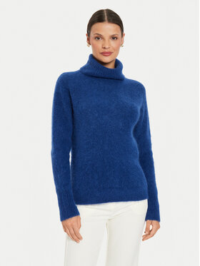 Kontatto Kontatto Rollkragenpullover 3M0233 Dunkelblau Regular Fit