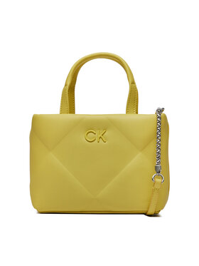 Calvin Klein Calvin Klein Soma Re-Lock Quilt Tote Mini K60K611340 Dzeltens