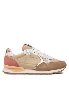 Pepe Jeans Pepe Jeans Сникърси Brit Mix W PLS40012 Бежов