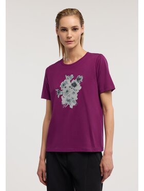 Trussardi Trussardi T-Shirt G0246000318N093 Fioletowy Regular Fit