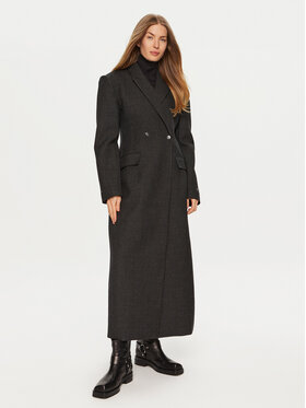 Herskind Herskind Μάλλινο παλτό Ultra De Lux 5379174 Γκρι Regular Fit