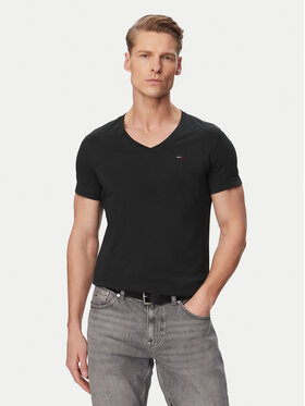 Tommy Jeans Tommy Jeans Majica DM0DM04410 Črna Regular Fit