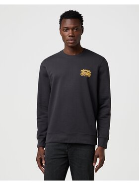 Wrangler Wrangler Bluzka AMERICANA CREW Czarny Regular Fit