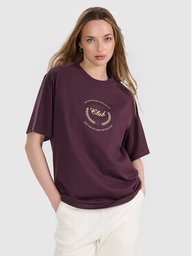 4F 4F T-shirt 4FRSS25TTSHF2791-50S Viola Oversize