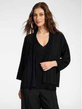 Elena Mirò Elena Mirò Kardigan M555E001941N033 Czarny Boxy Fit
