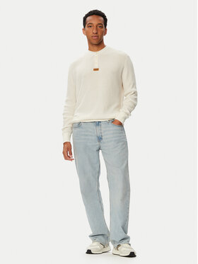HUGO HUGO Pullover Sranger 50566411 Creme Relaxed Fit