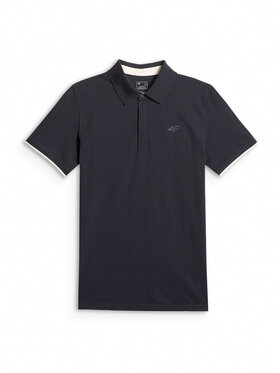 4F 4F Polo COMMERCIAL Granatowy Regular Fit