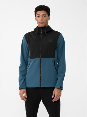 4F 4F Куртка softshell 4FAW23TSOFM155 Голубий Regular Fit