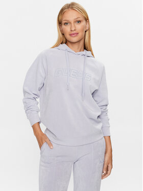 Guess Guess Mikina Euphemia V2BQ01 KBC00 Modrá Regular Fit