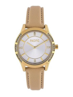Pacific Pacific Zegarek Pacific-PC00530 Beżowy