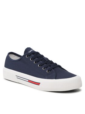 Tommy Jeans Tommy Jeans Kedai Canvas Sneaker EM0EM01299 Tamsiai mėlyna