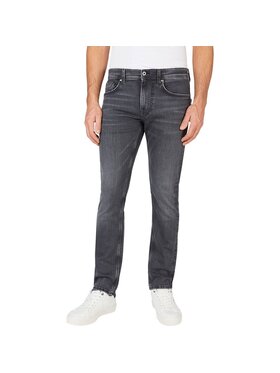 Pepe Jeans Pepe Jeans Kalhoty z materiálu PM207389 XX22 Tmavomodrá Slim Fit