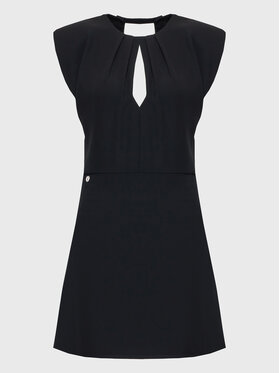 Kontatto Kontatto Sukienka koktajlowa NO1006 Czarny Slim Fit