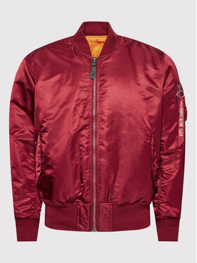 Alpha Industries Alpha Industries Μπόμπερ μπουφάν Ma-1 100101 Μπορντό Regular Fit