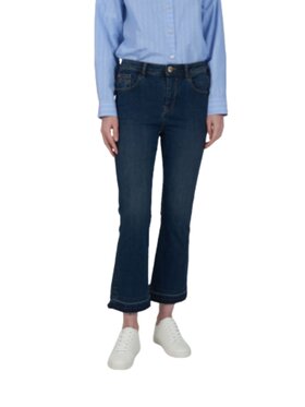 Yes Zee Yes Zee Jeansy Jeans donna Granatowy Regular Fit