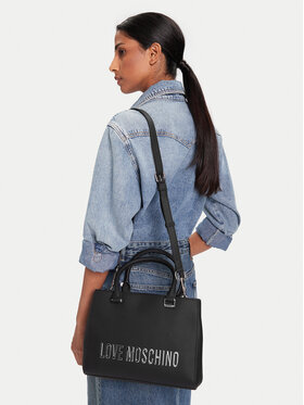 LOVE MOSCHINO LOVE MOSCHINO Ročna torba JC4022PP0NKD000B Črna