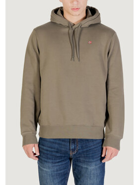 Napapijri Napapijri Bluza BALIS HOOD Zielony Casual Fit