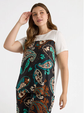 Fiorella Rubino Fiorella Rubino T-Shirt G00SL008786N0S1 Biały Regular Fit