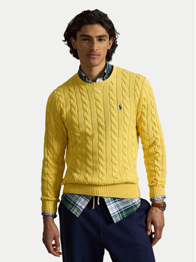Polo Ralph Lauren Polo Ralph Lauren Sweter 710775885549 Żółty Regular Fit
