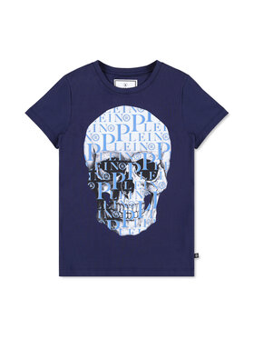PHILIPP PLEIN PHILIPP PLEIN T-Shirt 7771 Granatowy Regular Fit