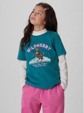 4F 4F T-Shirt 4FJKAW26TTSHF4428-46S Zielony Regular Fit