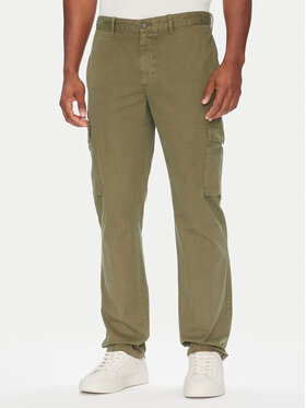 Tommy Hilfiger Tommy Hilfiger Штани з тканини Denton MW0MW39695 Зелений Straight Fit