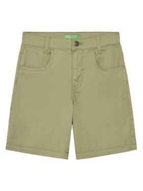 United Colors Of Benetton United Colors Of Benetton Auduma šorti 47RGC902U Zaļš Regular Fit