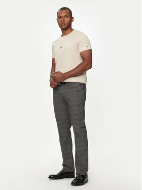 Tommy Hilfiger Chino Hlače Denton MW0MW35644 Siva Straight Fit