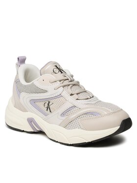 Calvin Klein Jeans Calvin Klein Jeans Sneakersy Retro Tennis Su-Mesh wN YW0YW00891 Béžová