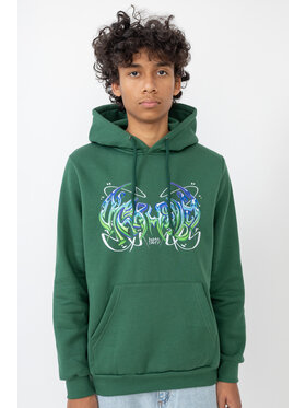 Palto Palto Bluza Sci-Fi Zielony Comfort Fit