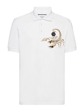 PHILIPP PLEIN PHILIPP PLEIN Polo 1021 Bianco Slim Fit