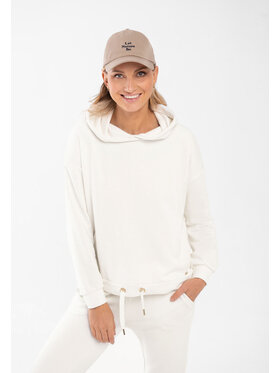 Volcano Volcano Bluza B-MORE Biały Regular Fit